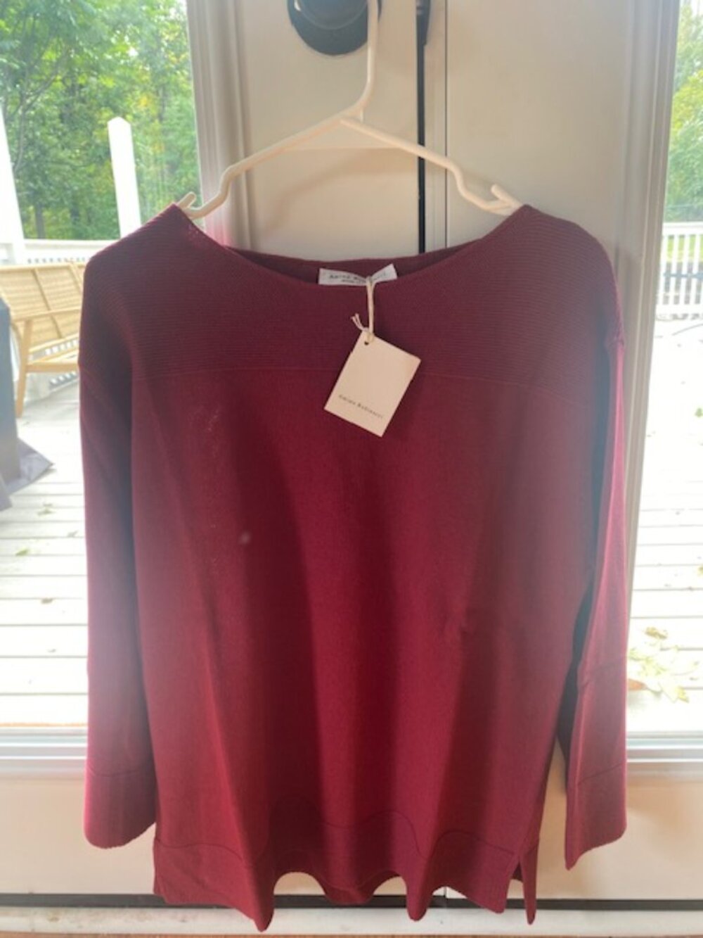 Amina Rubinacci Serra Sweater Tag 48 (US size XL) NEW in Bag